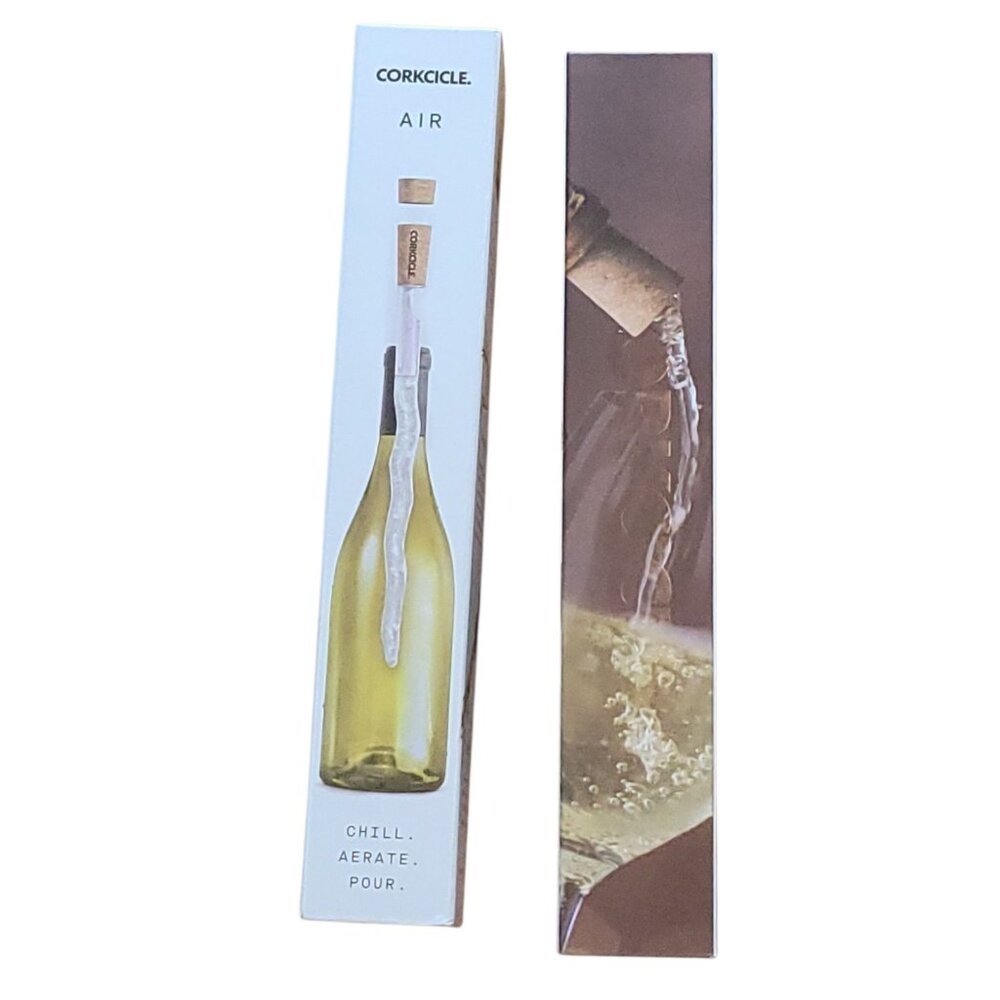 Corkcicle Air Wine Chiller Stick With Aerator & Pourer BPA-Free Reusable 2-Pack